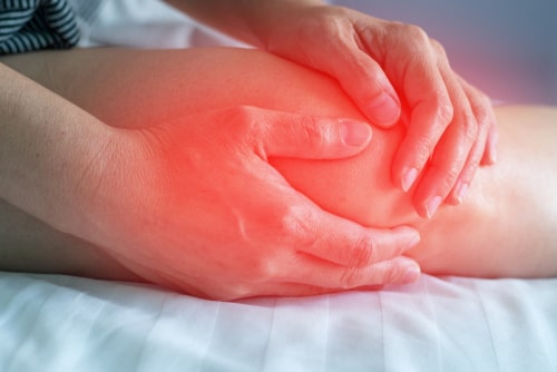 Knee pain, concept of Boca Raton bursitis treatment